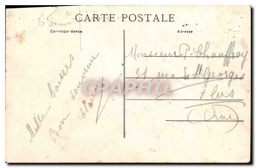 CPA Les Pyrenees La Vallee d'Argeles et la Chaine des Pyrenees  — Verso