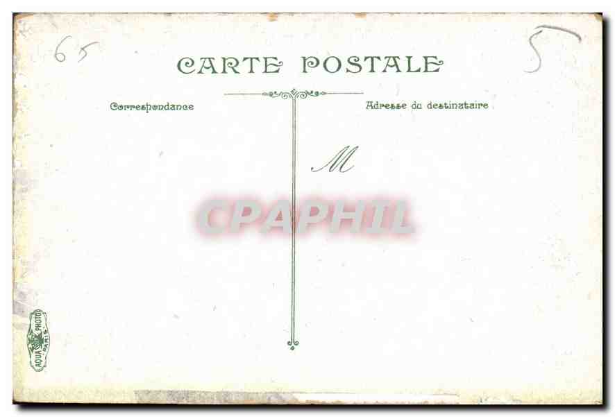 CPA Lourdes Vue prise du Mont du Calvaire  — Verso