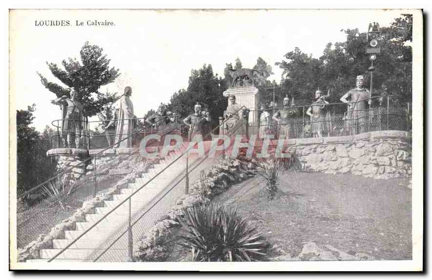 CPA Lourdes Le Calvaire 