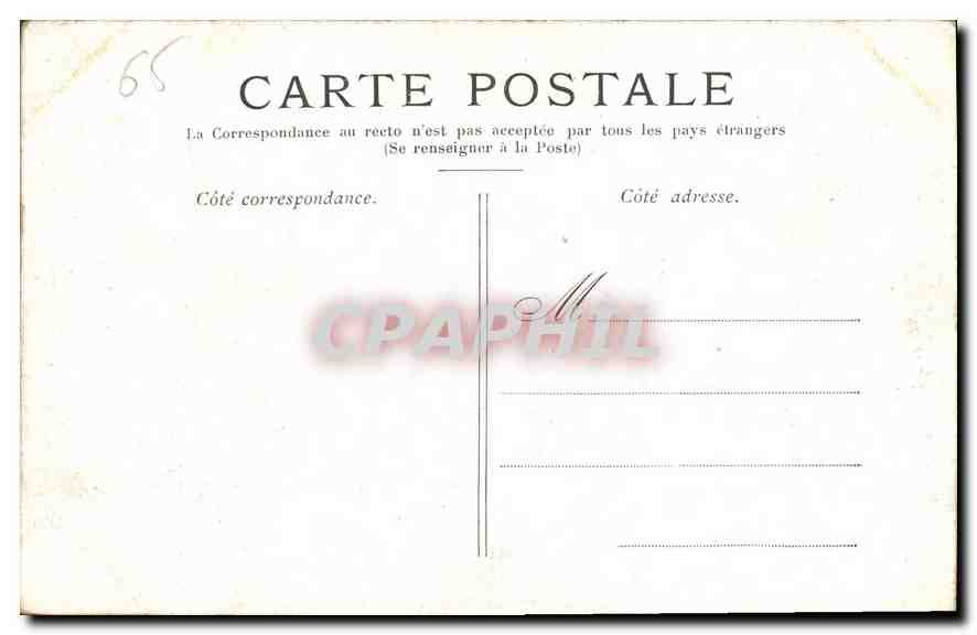 CPA Lourdes Le Calvaire  — Verso