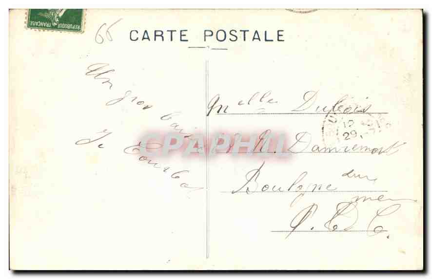 CPA Lourdes Cinquieme Station du Calvaire  — Verso