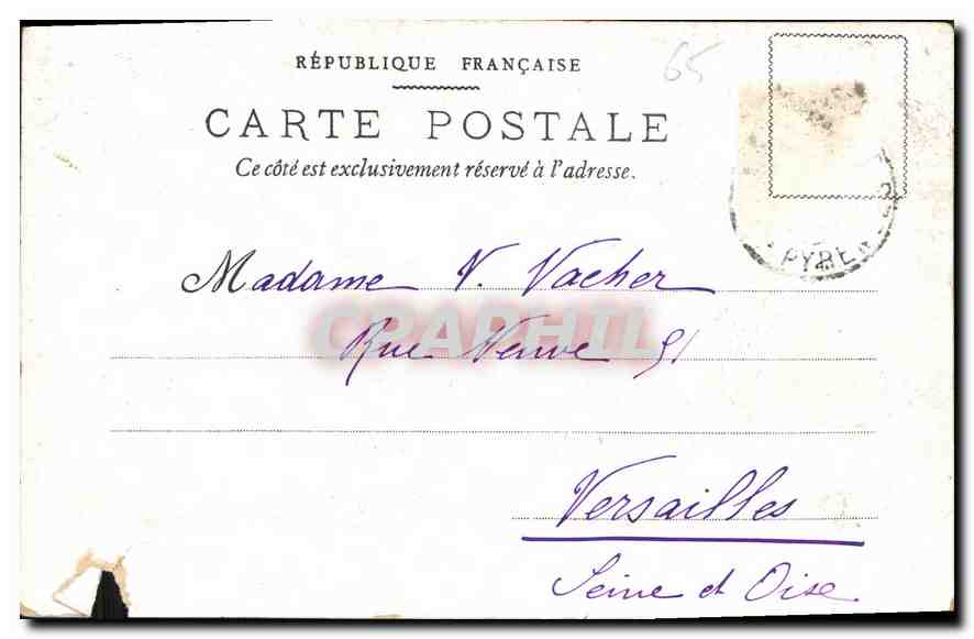 CPA Gavarnie Vue generale du Cirque  — Verso