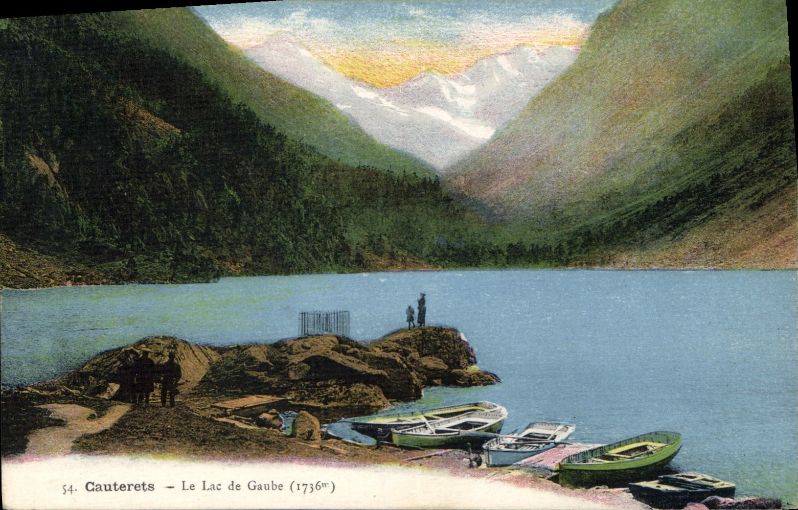 CPA Cauterets Le Lac de Gaube 