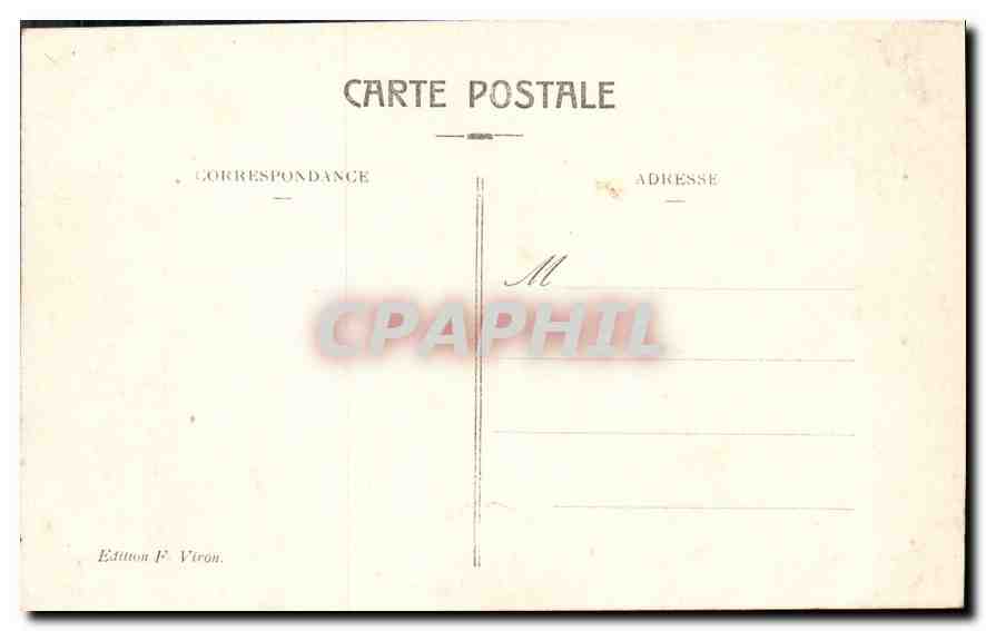 CPA Lourdes Septieme Station du Calvaire  — Verso