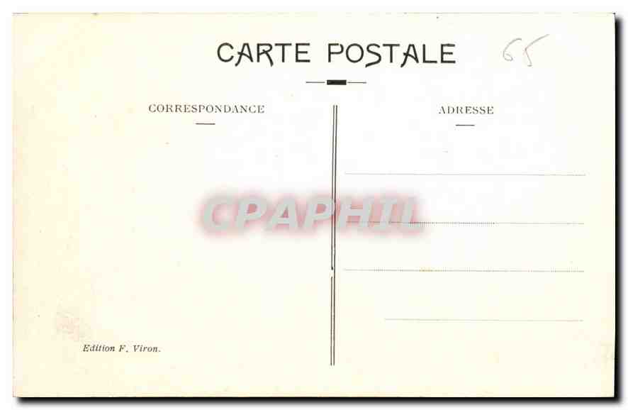 CPA Lourdes Quatrieme Station du Calvaire  — Verso