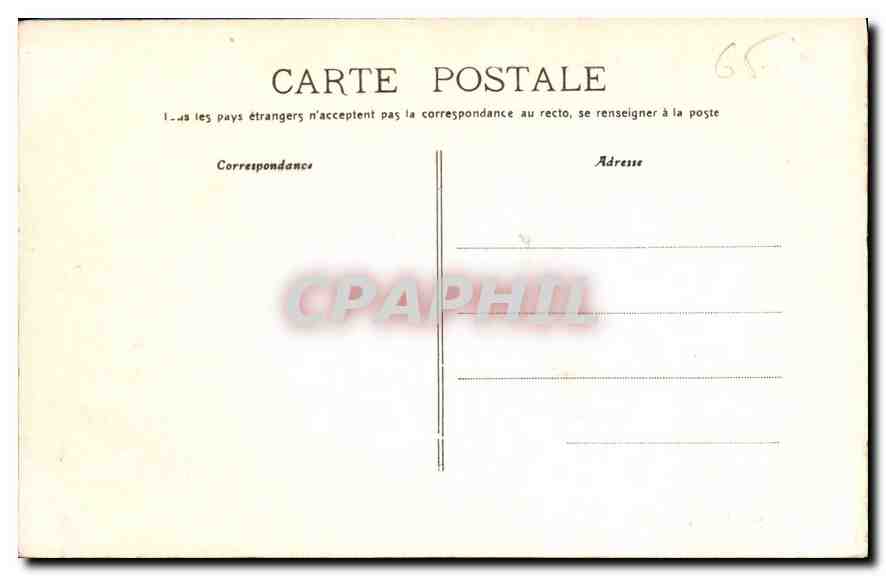 CPA Lourdes La 2 station du Calvaire  — Verso