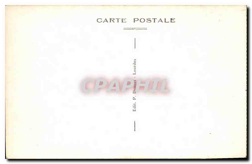 CPA Lourdes Entree de l'Esplanade  — Rückseite