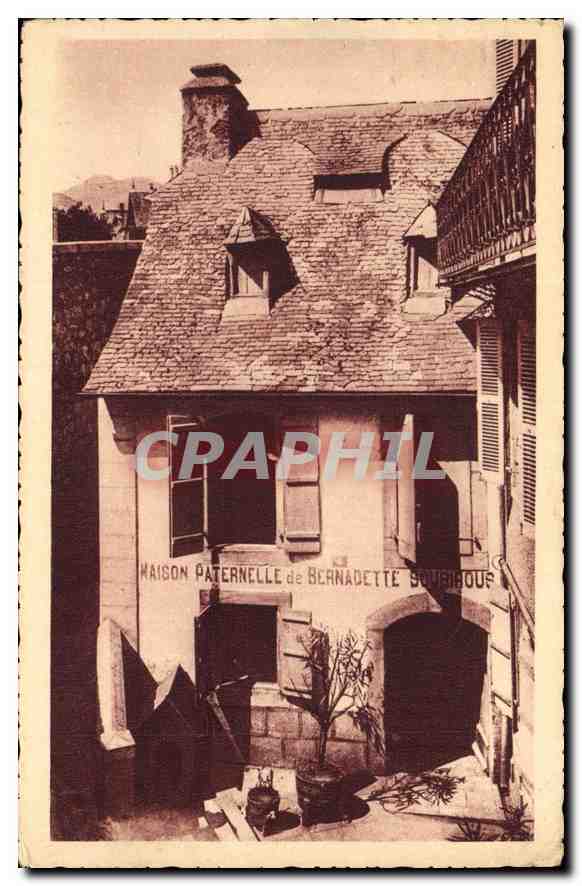 CPA Lourdes Maison Paternelle de Sainte Bernadette Soubirous PD 