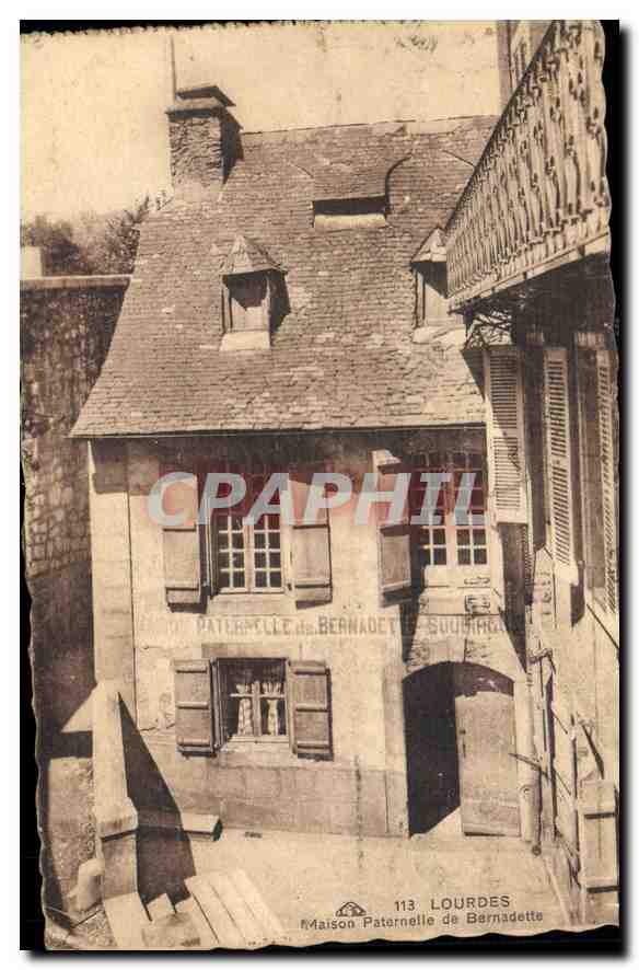 CPA Lourdes Maison Paternelle de Bernadette 