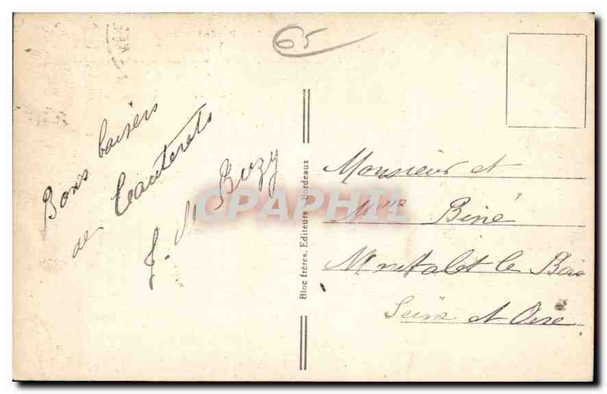 CPA Les Pyrnees Ascension du Vignemale  — Verso