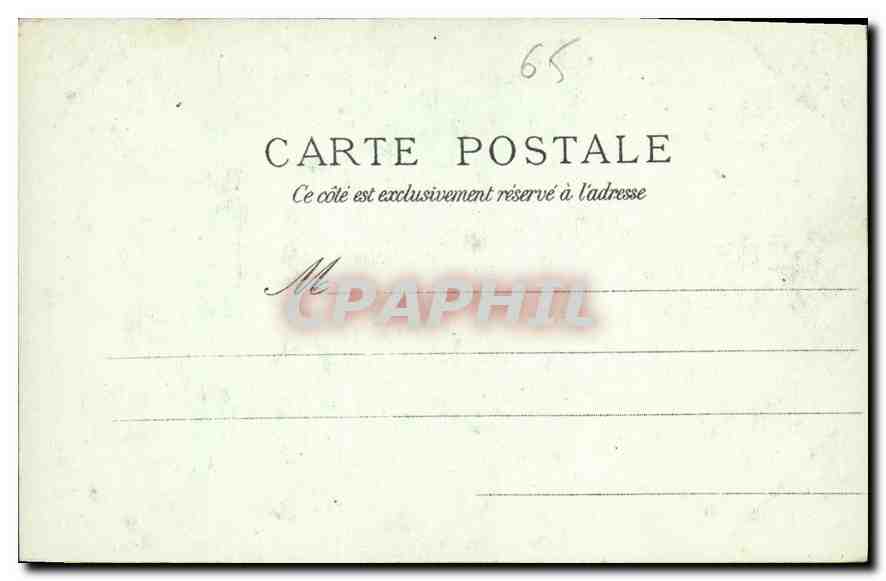 CPA Lourdes La Grotte Miraculeuse  — Verso
