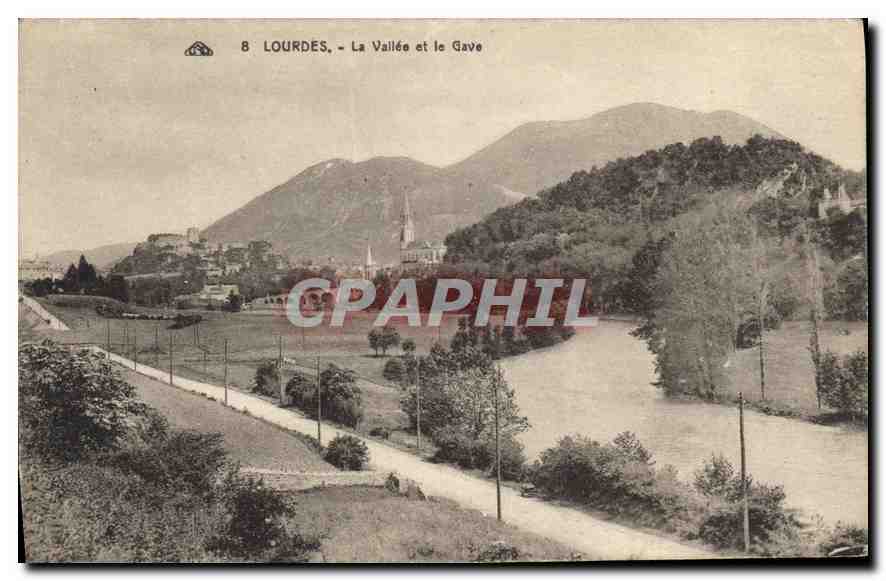 Lourdes - La Vallée et le Gave — éditeur Lourdes, n°8