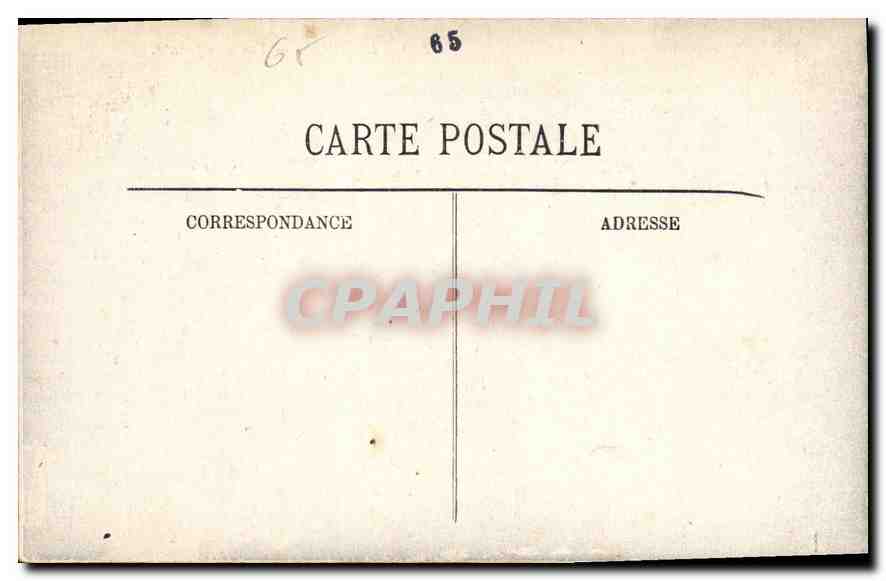 CPA Lourdes Vue plongeante  — Rückseite