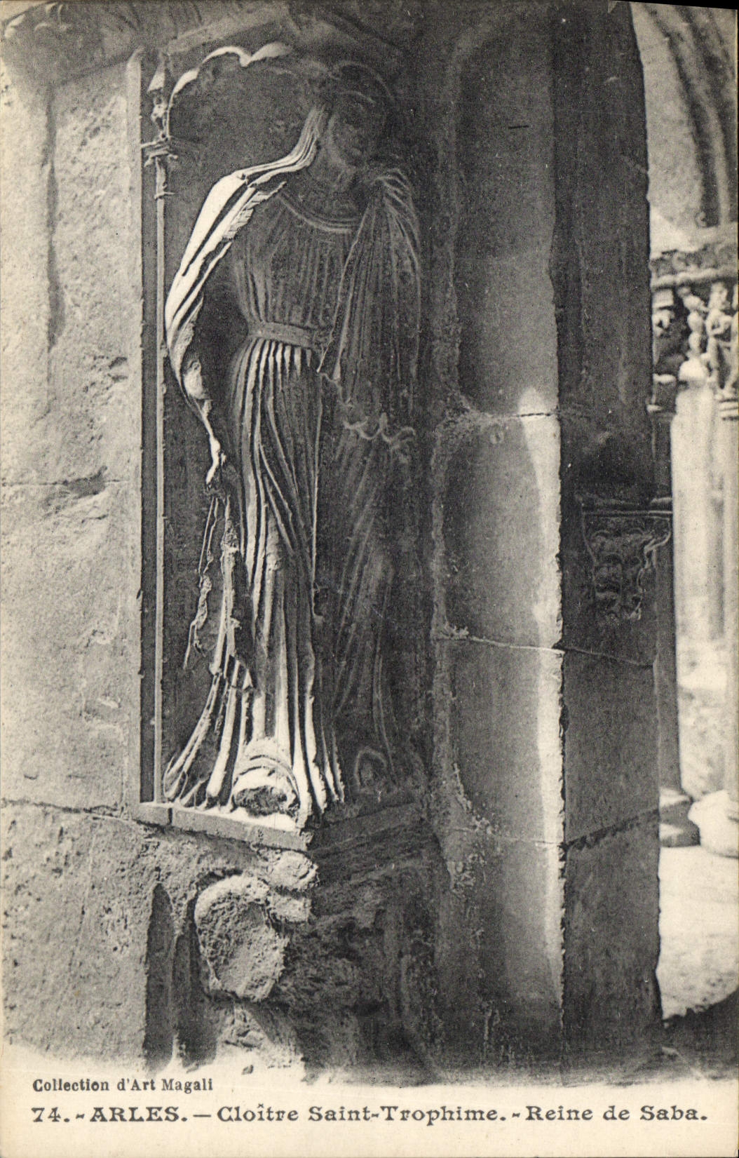 Cloître Saint-Trophime — Reine de Saba — Collection d'Art Magali, n°74