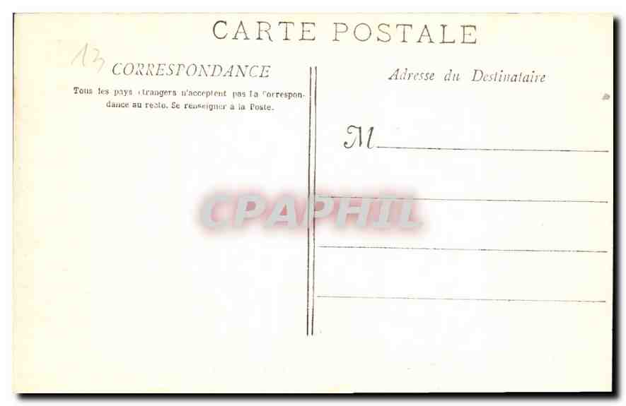 CPA Marseille Ascenseurs d ND de la Garde  — Verso