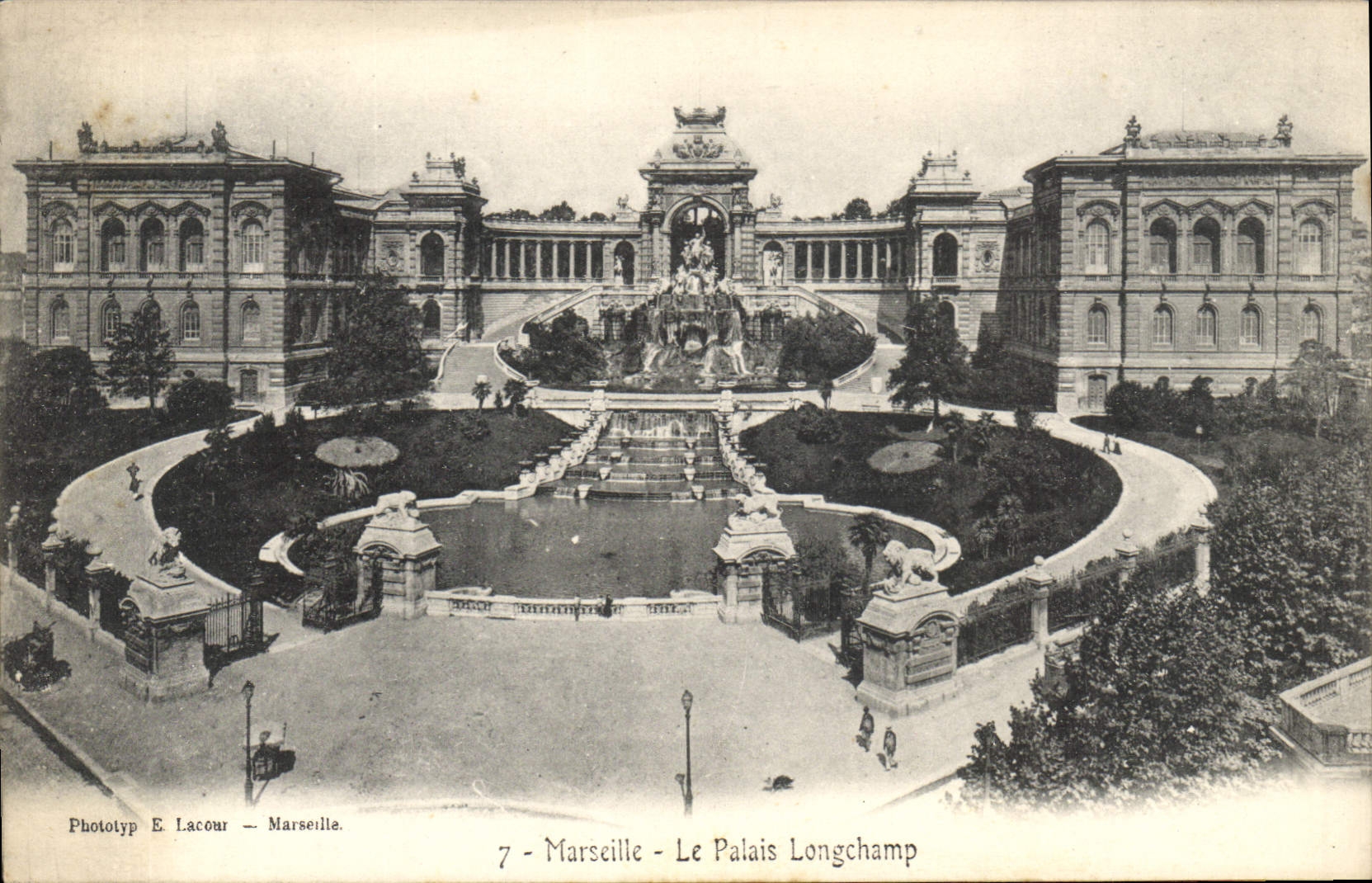 Marseille - Le Palais Longchamp — Phototyp E. Lacour, n°7