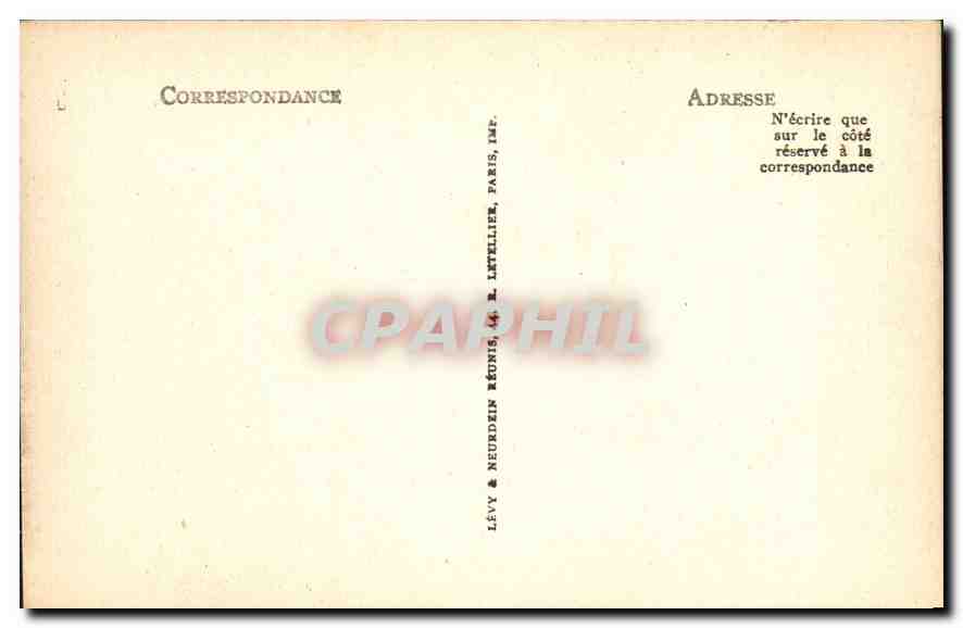 CPA Marseille Le Chateau d'If et les Iles  — Verso