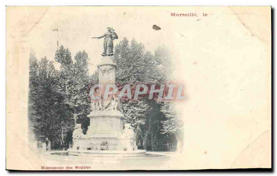 CPA Marseille Monument des Mobites 