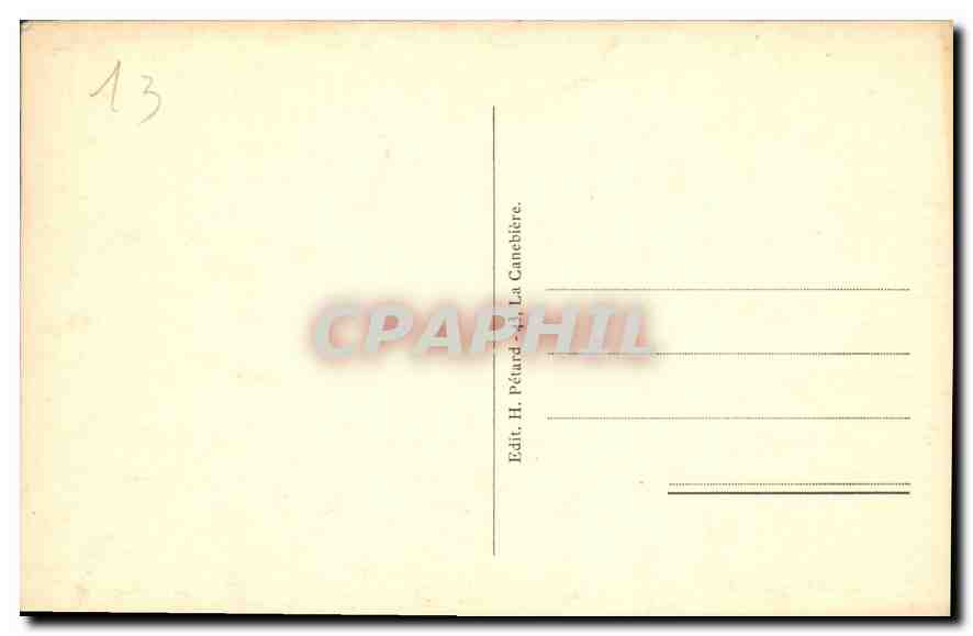 CPA Marseille Bateaux — Verso