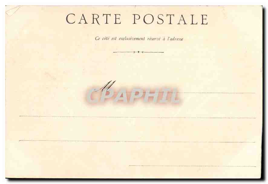 CPA Marseille Entree du Vieux Port  — Rückseite