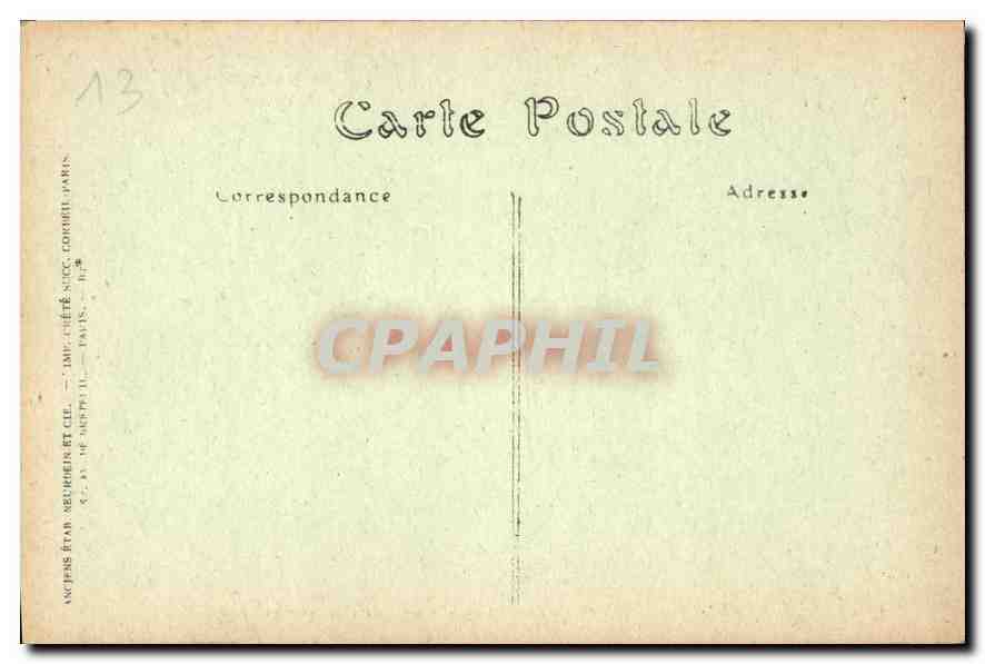 CPA Arles Theatre Romain Colonnen de la Seene et Cote sud  — Verso