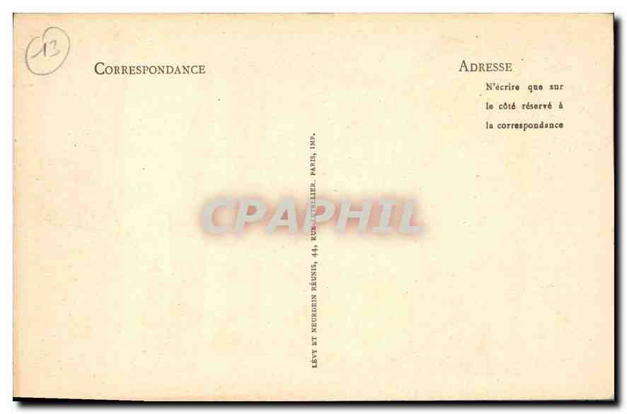 CPA Tarascon Elise Sainte Marthe  — Verso