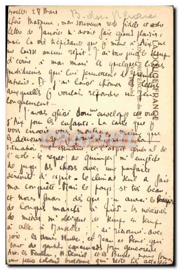 Vue aérienne de Grasse — éditeur W. Wonn, n° 17 — Reverso