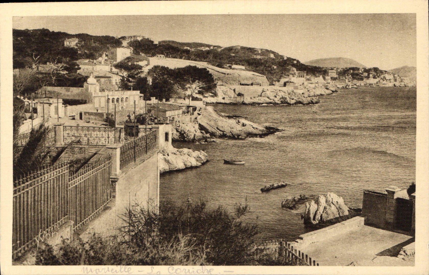CPA Marseille La Corniche 