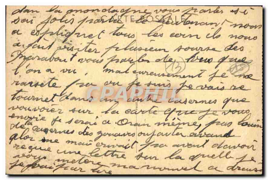 CPA Marseille Notre Dame de la Garde  — Verso
