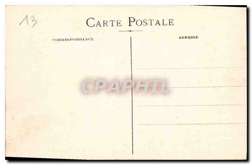 CPA Marseille Abbaye St Victor  — Rückseite