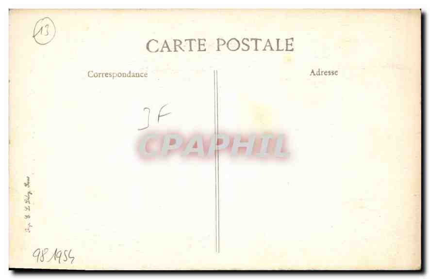 CPA Arles Cloitre Saint Trophime detail d'un pilier  — Rückseite