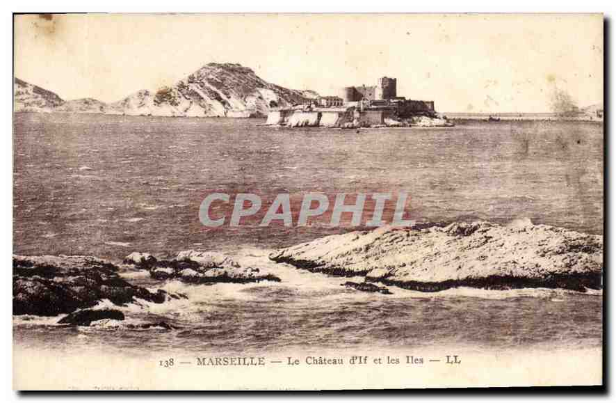 CPA Marseille le Chateau d'If et les Iles 