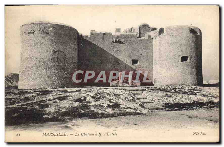 CPA Marseille le Chateau d'If l'Entree 