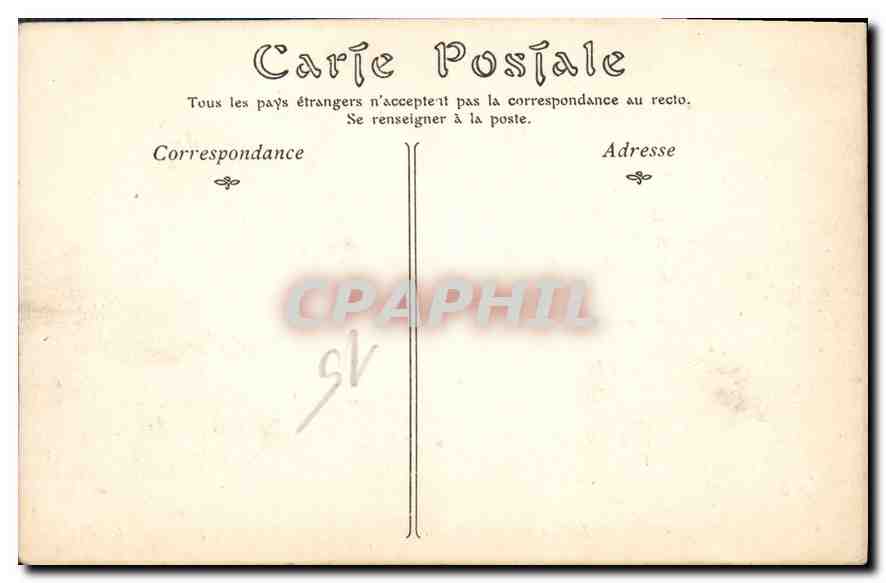 CPA Marseille le Chateau d'If l'Entree  — Verso