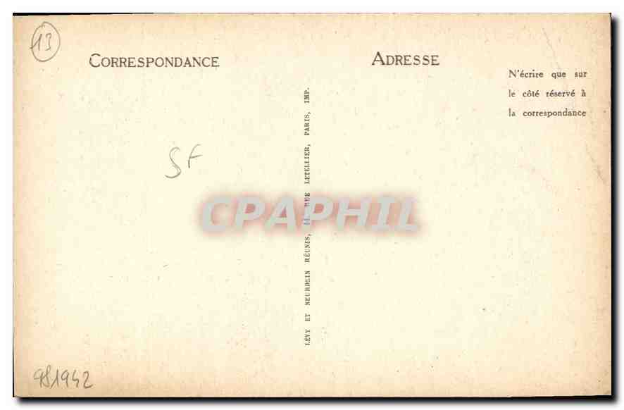 Aix-en-Provence — Pavillon de Vendôme — Façade principale, Cariatides, par Rambot — Tavèlle, Editeur — Verso