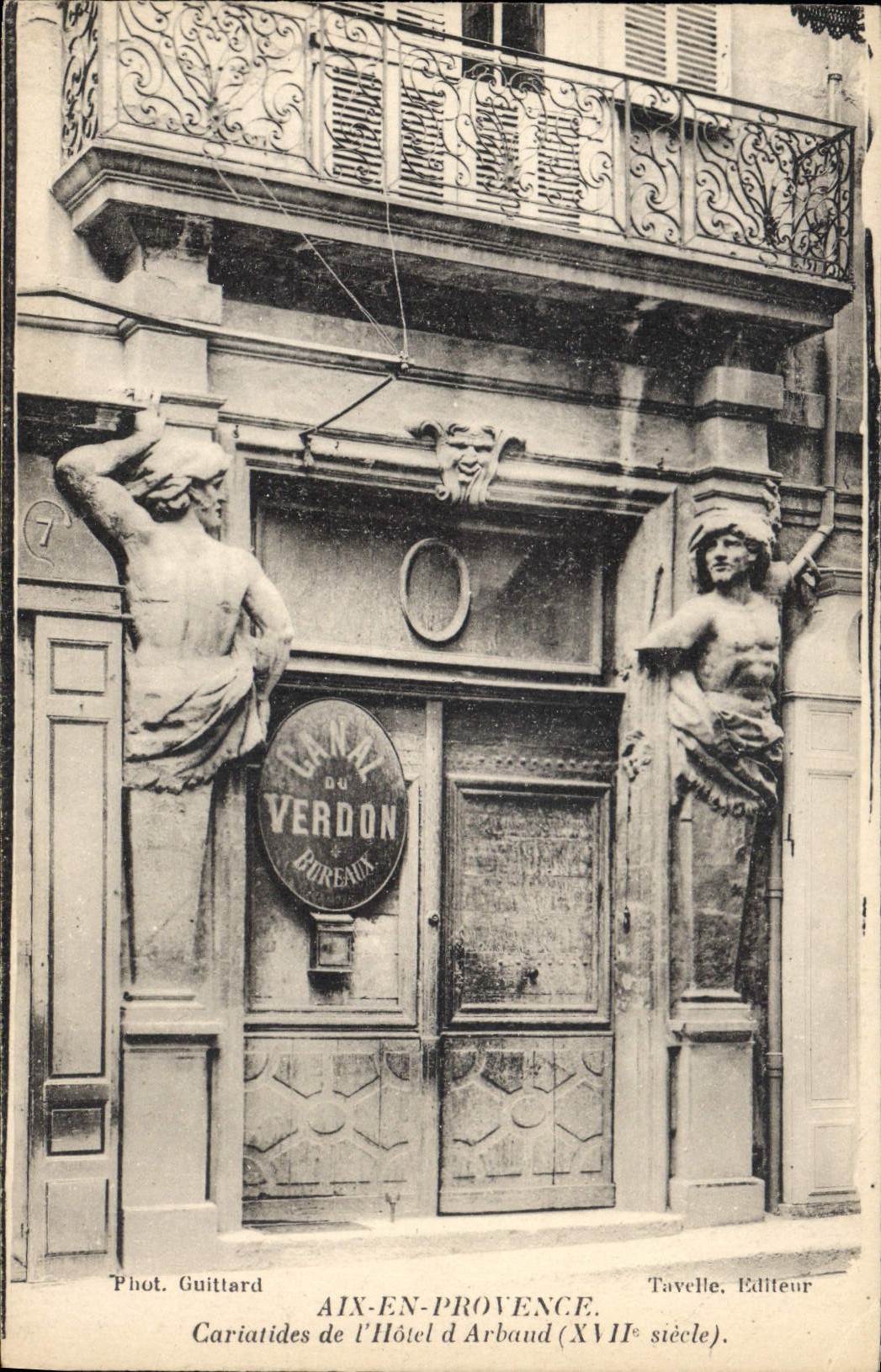 Aix-en-Provence — Hôtel d'Arbaud (17. Jahrhundert) — Tavelle, Verlag