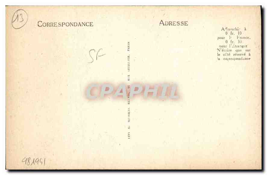 Aix-en-Provence — Hôtel d'Arbaud (17. Jahrhundert) — Tavelle, Verlag — Rückseite