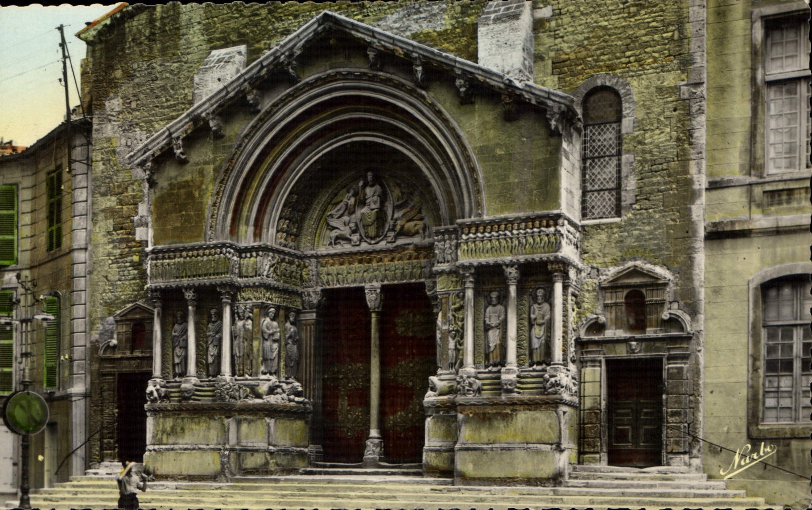 Arles-sur-Rhône — Portal der Kirche Saint-Trophime, 12. Jahrhundert — Edition Narbo
