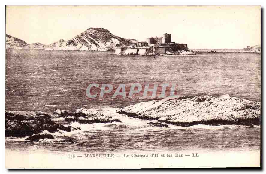 CPA Marseille le Chateau d'If et les Iles 