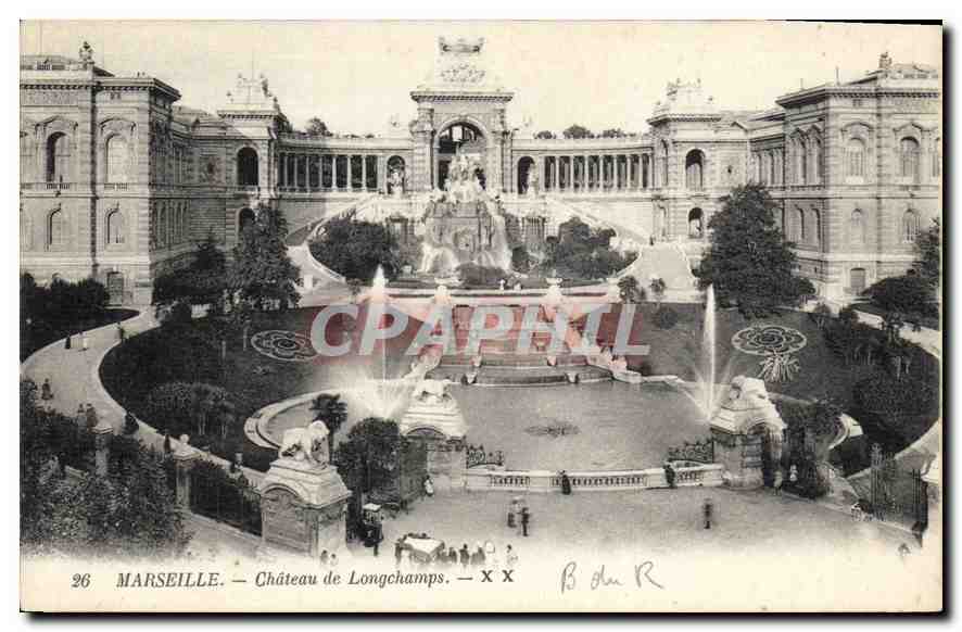 CPA Marseille Chateau de Longchamps 