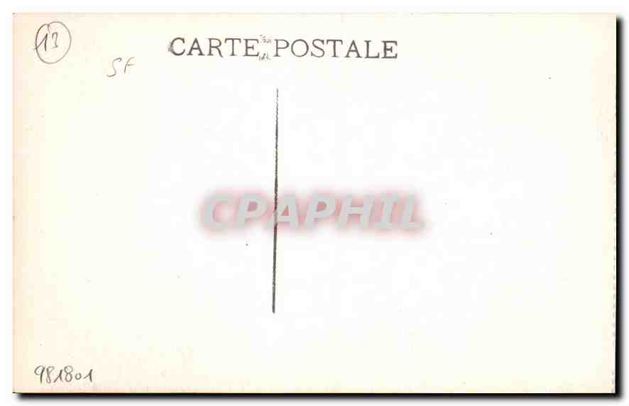CPA Saint Victor Interieur de l'Eglise du 5e au 14e siecle  — Rückseite