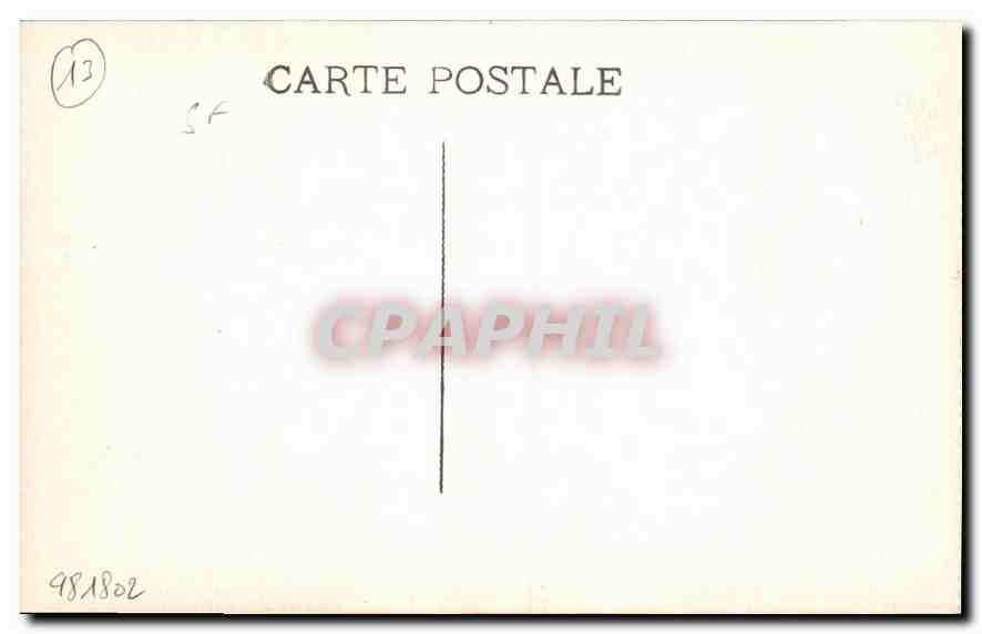 CPA Saint Victor Atrium de la Crypte 5e siecle  — Verso