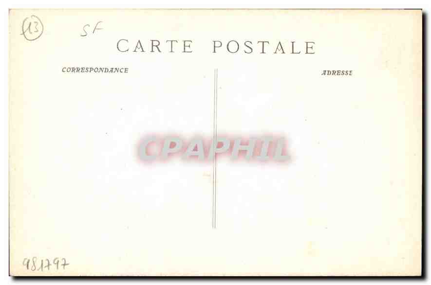 CPA Saint Victor le siege de St Lazare  — Rückseite