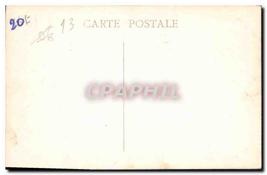 CPA Marseille le Phare de la Desirade  — Rückseite