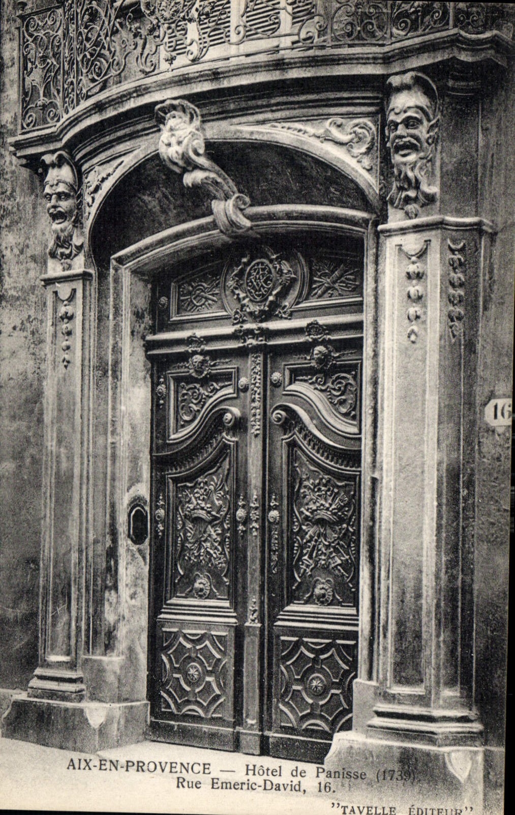 Aix-en-Provence — Hôtel de Panisse (1739) — Tavelle Éditeur