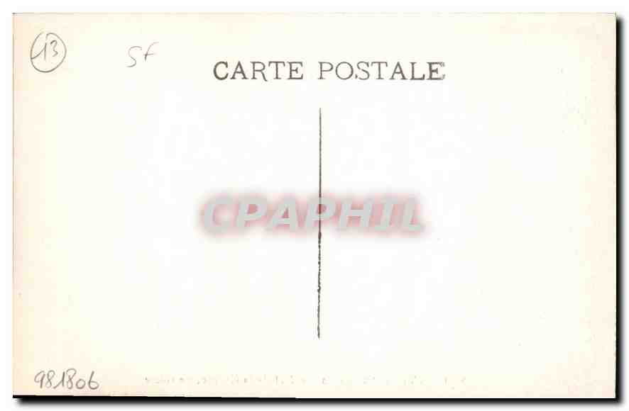 CPA Saint Civtor Grande Nef de la Crypte 5e siecle  — Rückseite