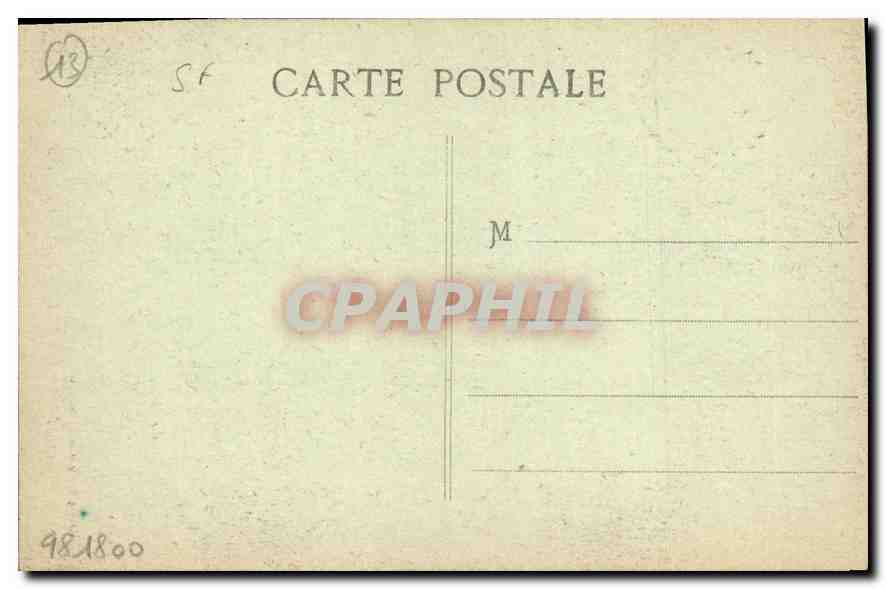 CPA Marseille N D de la Garde  — Rückseite