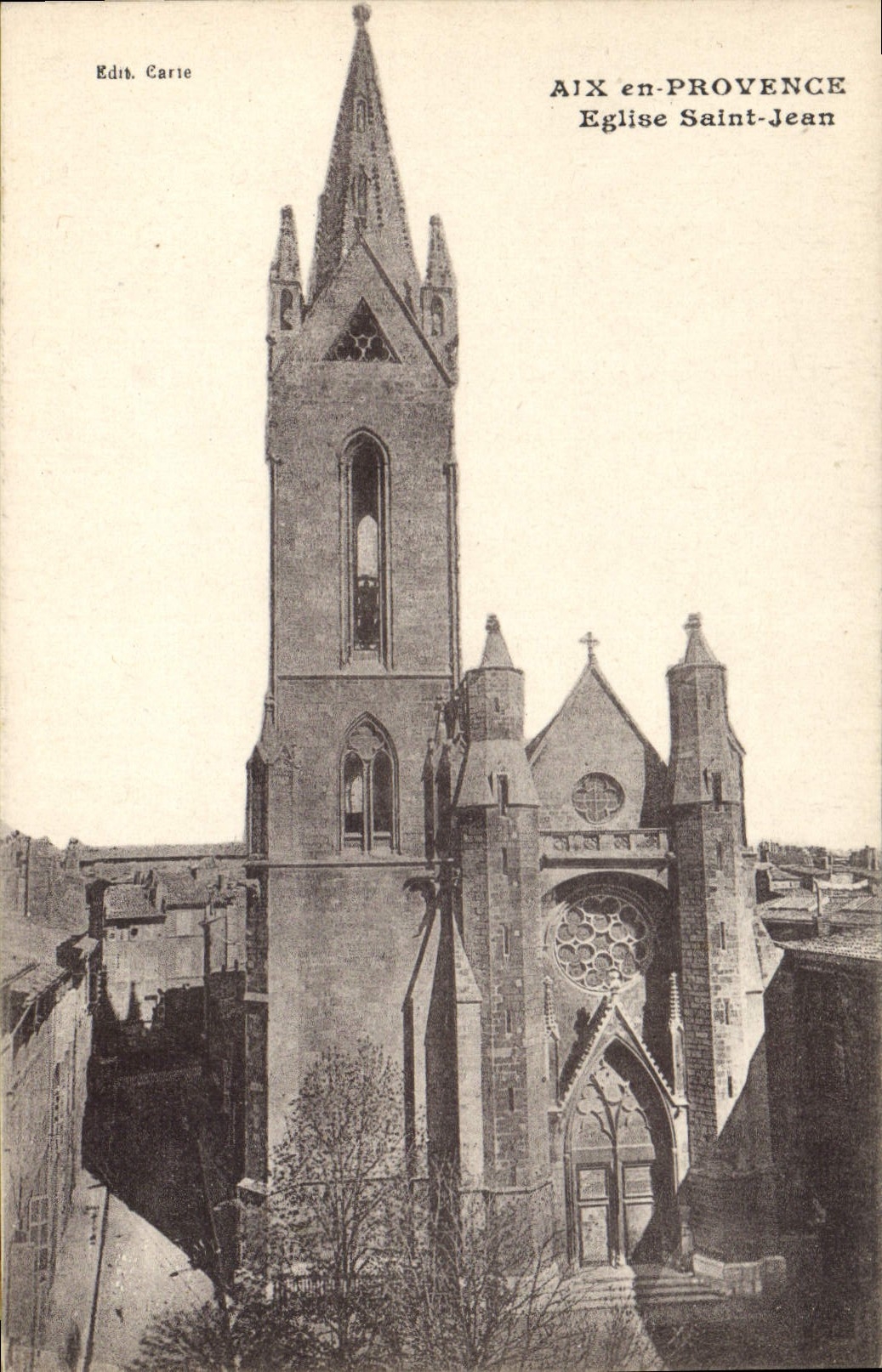 Aix-en-Provence — Église Saint-Jean — Edith Carte