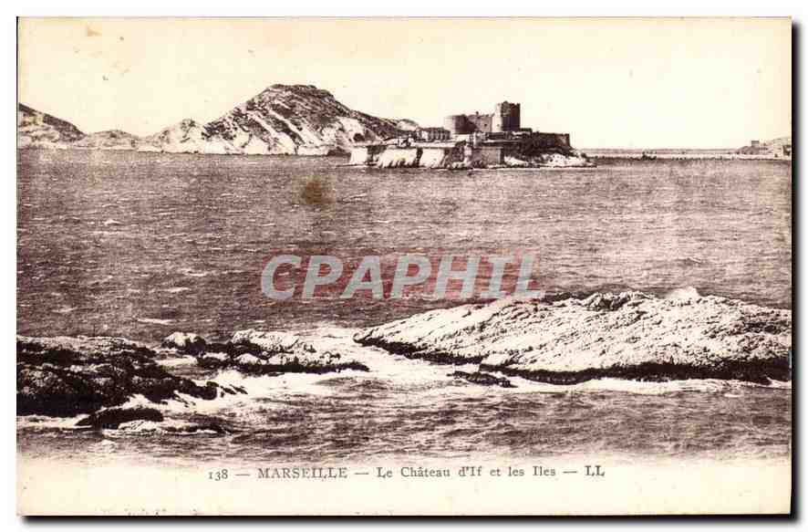CPA Marseille le Chateau d'If et les Iles 