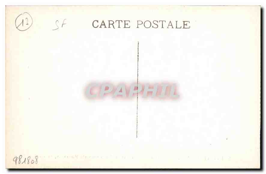 CPA Saint Victor Prolongement de la Crypte les Remparts Romains 5e siecle  — Verso